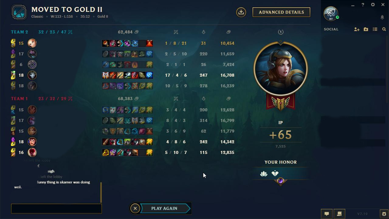Demotion and decay not a problem with elo boosting